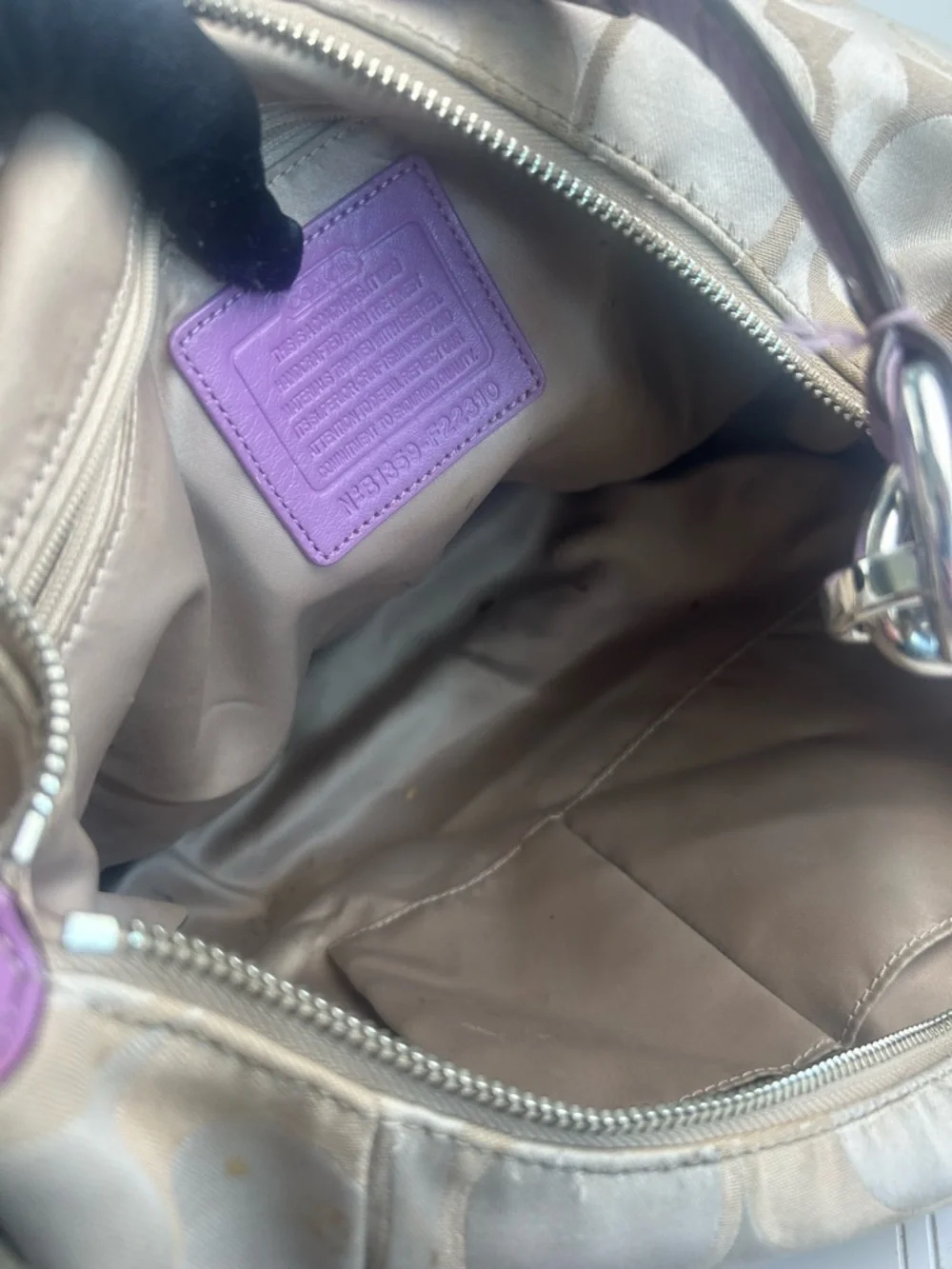 Coach Kristin Hobo Bag Signature C Monogram Vintage Y2K Shoulder Bag - Picture 7 of 16